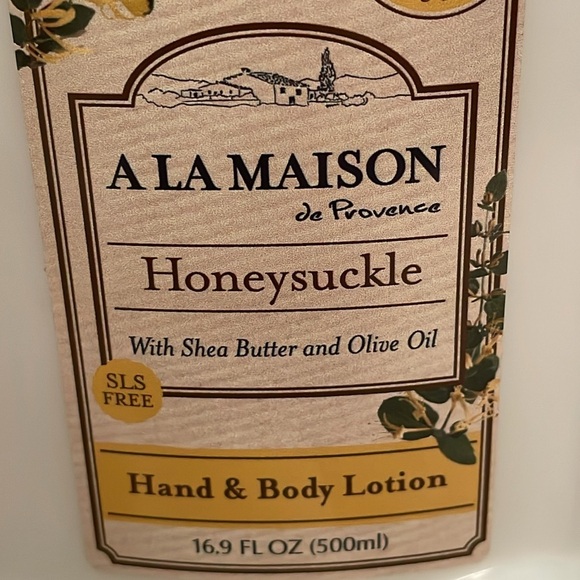 New! Honeysuckle Hand & Body Lotion from Provence France 16.9 Oz - Picture 4 of 4